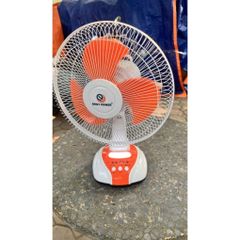 Quạt Bàn Tích Điện 12 Inch EP-2112A - Chạy Điện 220V, Sạc Năng Lượng Mặt Trời, Đèn LED, Cổng Sạc Điện Thoại, Đầy Đủ Tính Năng