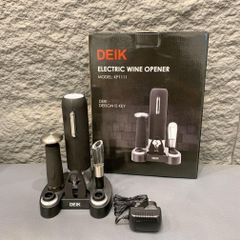 Bộ Khui Rượu Điện Tử DEIK KP1111 - Khui Chai Tự Động Sang Trọng, Tiện Lợi, Với Phụ Kiện Đầy Đủ Cho Người Yêu Rượu