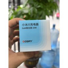 Củ Sạc Nhanh GaN 20W Gosiry - Thiết Kế Nhỏ Gọn, Sạc PD 3.0 An Toàn, Tương Thích USB-C, Hiệu Suất Vượt Trội