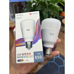 Bóng Đèn LED Thông Minh Yeelight W3 E26/E27 - Điều Khiển Qua Ứng Dụng, Đèn RGB Nhiều Màu Sắc, Thích Hợp Cho Nhà Thông Minh