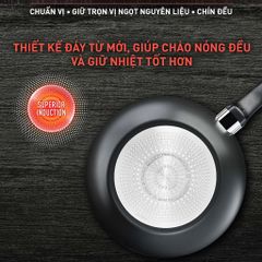Chảo Sâu Lòng Tefal Ultimate G2681972 28cm - Chống Dính Titanium Anti-Scratch, Dùng Bếp Từ, Made in France, Bền Bỉ, Dễ Vệ Sinh
