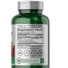 120 Viên uống Horbaach Cranberry Concentrate + Vitamin C 30,000mg - Hỗ trợ sức khỏe đường tiết niệu và tăng cường miễn dịch, Mỹ