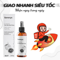 Tinh Dầu Vỏ Bưởi Dưỡng Tóc Serenys 100ml - Kích Thích Mọc Tóc, Ngừa Rụng Tóc, Tăng Cường Độ Bóng Mượt Tự Nhiên