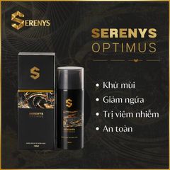 Bộ 5 Dung Dịch Vệ Sinh Nam Serenys Optimus 120ml - Khử Mùi & Cân Bằng Độ Ẩm Cho Da Nhạy Cảm