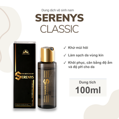Bộ 3 Dung Dịch Vệ Sinh Nam Serenys 100ml - Sạch Mát, Dễ Chịu, Kháng Khuẩn, Dùng Hàng Ngày, Chăm Sóc Cá Nhân Tốt Nhất