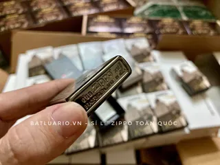Bật Lửa Zippo 49629 Founder’s Day 2021 Black Ice - Phiên Bản Giới Hạn Kỷ Niệm Ngày Sinh Nhật George G. Blaisdell