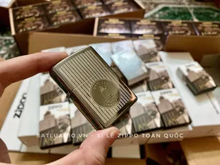 Bật Lửa Zippo 49629 Founder’s Day 2021 Black Ice - Phiên Bản Giới Hạn Kỷ Niệm Ngày Sinh Nhật George G. Blaisdell