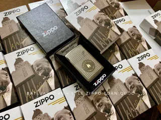 Bật Lửa Zippo 49629 Founder’s Day 2021 Black Ice - Phiên Bản Giới Hạn Kỷ Niệm Ngày Sinh Nhật George G. Blaisdell