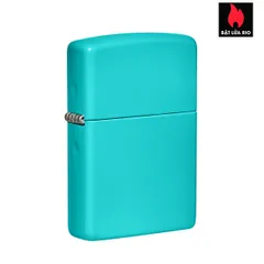 Bật Lửa Zippo 49454 Flat Turquoise Mới 2021 - Bật Lửa Chống Gió Chính Hãng, Màu Xanh Ngọc Lam Đẹp, Quà Tặng Độc Đáo