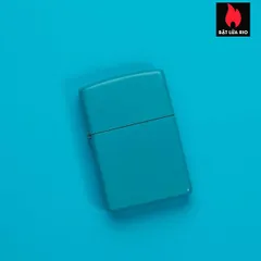 Bật Lửa Zippo 49454 Flat Turquoise Mới 2021 - Bật Lửa Chống Gió Chính Hãng, Màu Xanh Ngọc Lam Đẹp, Quà Tặng Độc Đáo