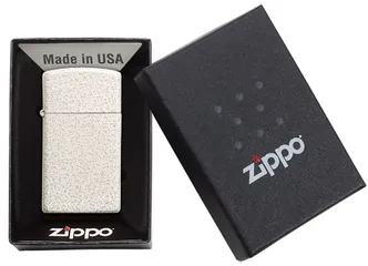 Bật Lửa Zippo 49265 Slim® Mercury Glass - Bật Lửa Nhỏ Đẹp Hấp Dẫn Cho Phái Nữ - Hàng Chính Hãng Mỹ