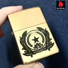 Zippo 254B Khắc Logo - Bật Lửa Cao Cấp Khắc Laser - Quà Tặng Độc Đáo Cho Người Yêu Thích Zippo