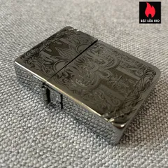 Zippo 1935 Khắc Hoa Văn 28 - Bật Lửa Zippo Khắc Laser Sâu Sang Trọng, Quà Tặng Thú Vị cho Người Yêu Thích Zippo