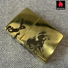 Zippo 254B Khắc Mã Đáo Thành Công - Bật Lửa Khắc Laser 4 Mặt Quà Tặng Độc Đáo, Thương Hiệu Nổi Tiếng