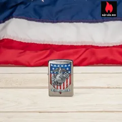 Zippo 49317 - Bật Lửa Đế Bằng Chrome Đường Phố Quân Đội Mỹ U.S. Marine Corps - Quà Tặng Độc Đáo Cho Người Yêu Thích Quân Đội