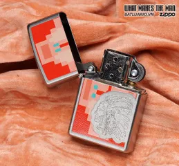 Bật Lửa Zippo 28068 - Hình Ảnh Anh Hùng Chief Ấn Độ Màu Satin Crôm - Quà Tặng Phong Cách Thời Trang Nam