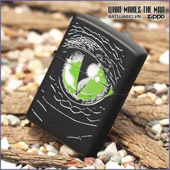 Bật Lửa Zippo 24719 - Reptile Eye Black Matte, Bật Lửa Chất Lượng Cao Cho Người Sưu Tập