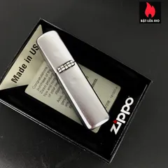 Vỏ Zippo Satin Chrome Chính Hãng – Sản Phẩm Thay Thế Không Kèm Ruột, Chất Liệu Bền Bỉ, Phụ Kiện Cao Cấp Cho Người Yêu Thích Zippo