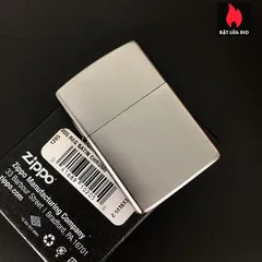 Vỏ Zippo Satin Chrome Chính Hãng – Sản Phẩm Thay Thế Không Kèm Ruột, Chất Liệu Bền Bỉ, Phụ Kiện Cao Cấp Cho Người Yêu Thích Zippo