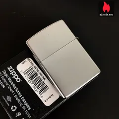 Vỏ Zippo Satin Chrome Chính Hãng – Sản Phẩm Thay Thế Không Kèm Ruột, Chất Liệu Bền Bỉ, Phụ Kiện Cao Cấp Cho Người Yêu Thích Zippo