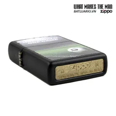Bật Lửa Zippo 28301 - Football in Stadium Black Matte, Quà Tặng Thể Thao Cho Người Hâm Mộ Bóng Đá