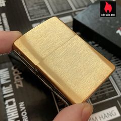 Vỏ Zippo Đồng Vàng Xước Chính Hãng Mỹ - Thay Thế Khi Hư Hỏng, Không Kèm Ruột, Mới 100% - Phụ Kiện Thời Trang Nam Nữ