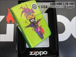 Bật Lửa Zippo 28034 Voodoo Lurid - Bật Lửa Chất Lượng Cao, Thiết Kế Huyền Bí, Quà Tặng Độc Đáo cho Người Yêu Thích Văn Hóa Hipster