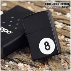 Bật Lửa Zippo 24331 8-Ball Licorice - Bật Lửa Chính Hãng Độc Đáo Cho Fan Game và Phong Cách Thời Trang