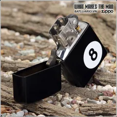 Bật Lửa Zippo 24331 8-Ball Licorice - Bật Lửa Chính Hãng Độc Đáo Cho Fan Game và Phong Cách Thời Trang