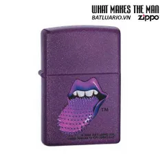 Bật lửa Zippo 21128 Rolling Stones Spikey Tongue - Quà Tặng Thời Trang Độc Đáo cho Fan Âm Nhạc Rock