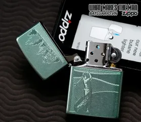 Bật Lửa Zippo Golf Fareway Mint Green 24838 - Bật Lửa Hút Khói Chất Lượng Cao Cho Người Yêu Thích Golf