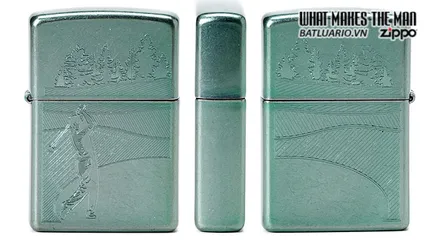 Bật Lửa Zippo Golf Fareway Mint Green 24838 - Bật Lửa Hút Khói Chất Lượng Cao Cho Người Yêu Thích Golf