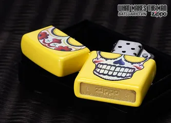 Bật Lửa Zippo 24894 - Skull Lemon Ngày Của Người Chết, Quà Tặng Độc Đáo Cho Fan Hâm Mộ Văn Hóa Đường Phố