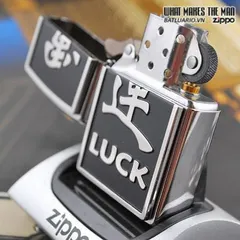 Bật Lửa Zippo 20331 - Biểu Tượng Trung Quốc May Mắn, Mẫu Crôm Sang Trọng - Quà Tặng Độc Đáo Cho Người Yêu Thích Zippo