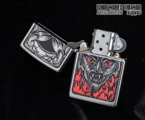 Bật Lửa Zippo 28275 - Fire Down Below Devil Bằng Chrome Mờ Sang Trọng - Quà Tặng Độc Đáo cho Người Yêu Zippo