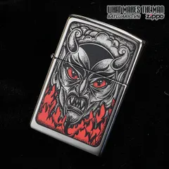 Bật Lửa Zippo 28275 - Fire Down Below Devil Bằng Chrome Mờ Sang Trọng - Quà Tặng Độc Đáo cho Người Yêu Zippo