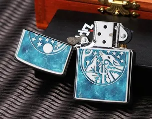 Bật Lửa Zippo 24941 Full Moon - Bật Lửa High Polish Crôm Thời Trang, Quà Tặng Độc Đáo cho Người Yêu Thích Zippo