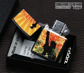 Bật Lửa Zippo Lady Liberty Black Matte 24822 - Bật Lửa Chính Hãng Mỹ, Hàng Mới, Bảo Hành Theo Chế Độ Hãng