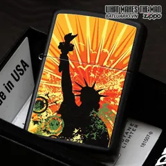 Bật Lửa Zippo Lady Liberty Black Matte 24822 - Bật Lửa Chính Hãng Mỹ, Hàng Mới, Bảo Hành Theo Chế Độ Hãng