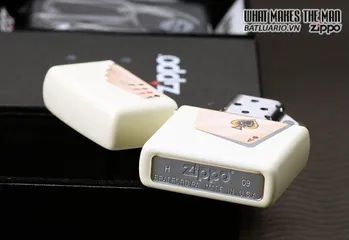 Bật Lửa Zippo Four of a Kind - Bật Lửa Cream Matte 24795 Chính Hãng, Quà Tặng Phong Cách, Độc Đáo Cho Người Yêu Zippo