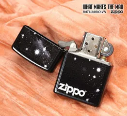Bật Lửa Zippo Galaxy Logo Licorice 28058 - Bật Lửa Chất Lượng Cao Dành Cho Fan Hâm Mộ Galaxies