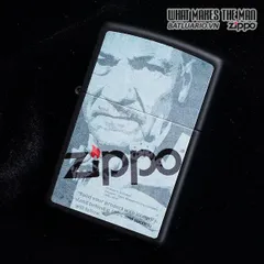 Bật Lửa Zippo 28300 Black Matte - Bật Lửa Depot Thương Hiệu Chất Lượng, Logo Độc Đáo, Quà Tặng Cao Cấp