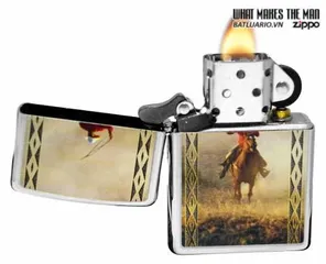 Bật Lửa Zippo Cowboy Roping 28284 - Bật Lửa Cao Cấp, Quà Tặng Thú Vị Cho Người Yêu Thích Cao Bồi