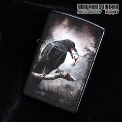 Bật Lửa Zippo 28319 - Goth-Raven Eyeball Licorice Design - Phụ Kiện Thời Trang Độc Đáo Cho Fan Hâm Mộ Anime