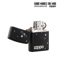Bật Lửa Zippo 28433 - Galaxy Logo Black Matte, Bật Lửa Chính Hãng, Quà Tặng Độc Đáo Cho Fan Hâm Mộ Sci-Fi