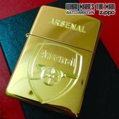 Bật Lửa Zippo Khắc Logo Arsenal 01 - Quà Tặng Chính Hãng Cho Fan Đội Bóng, Đẹp và Bền Bỉ