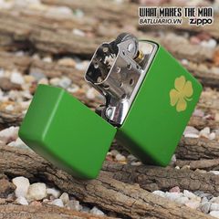 Bật Lửa Zippo Shamrock Green Matte 21032 - Bật Lửa Thời Trang Cao Cấp Cho Người Yêu Thích Đồ Chơi Chất Lượng