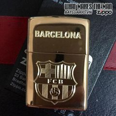 Bật Lửa Zippo Khắc Logo FC Barcelona 01 - Quà Tặng Độc Đáo Dành Cho Fan Hâm Mộ Bóng Đá