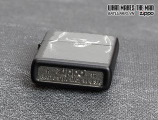 Bật Lửa Zippo 28436 - Bật Lửa Matte Đen Hình Skull Nón Hooded, Quà Tặng Dành Cho Fan Kinh Dị Thời Trang