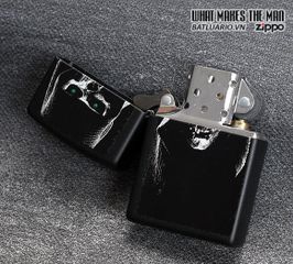 Bật Lửa Zippo 28436 - Bật Lửa Matte Đen Hình Skull Nón Hooded, Quà Tặng Dành Cho Fan Kinh Dị Thời Trang